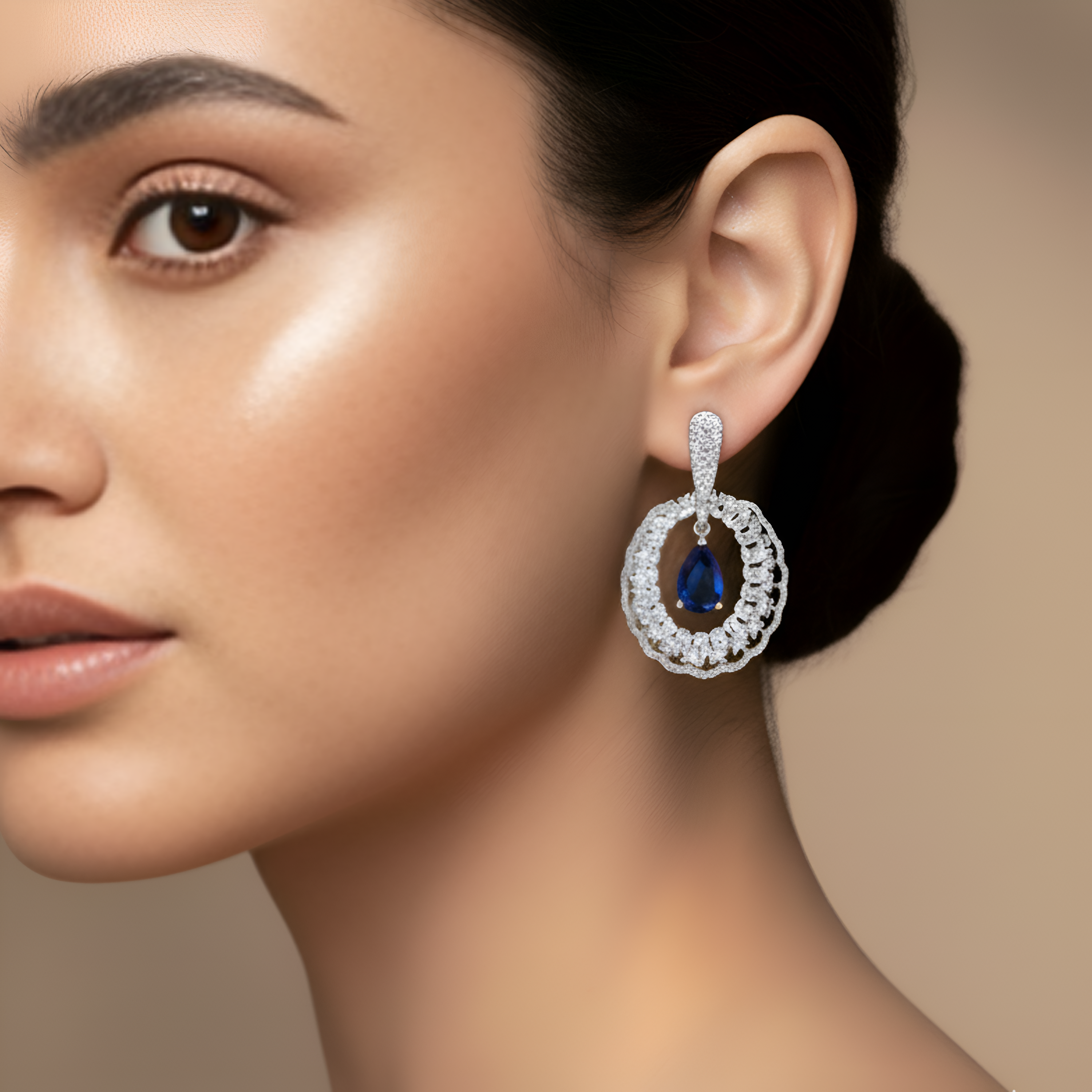 Orchid Gleam Earrings - Haamsi