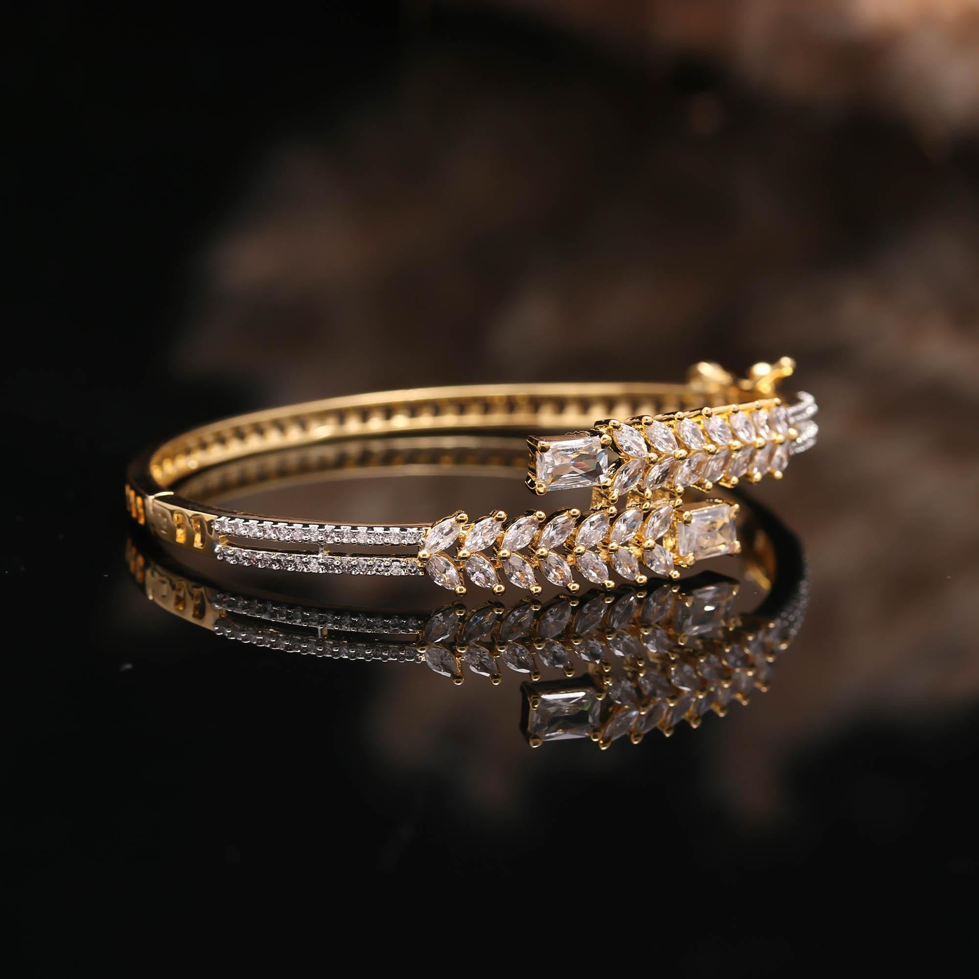 The Grandeur Pave - Ultimate Pave-Set Kada - Haamsi