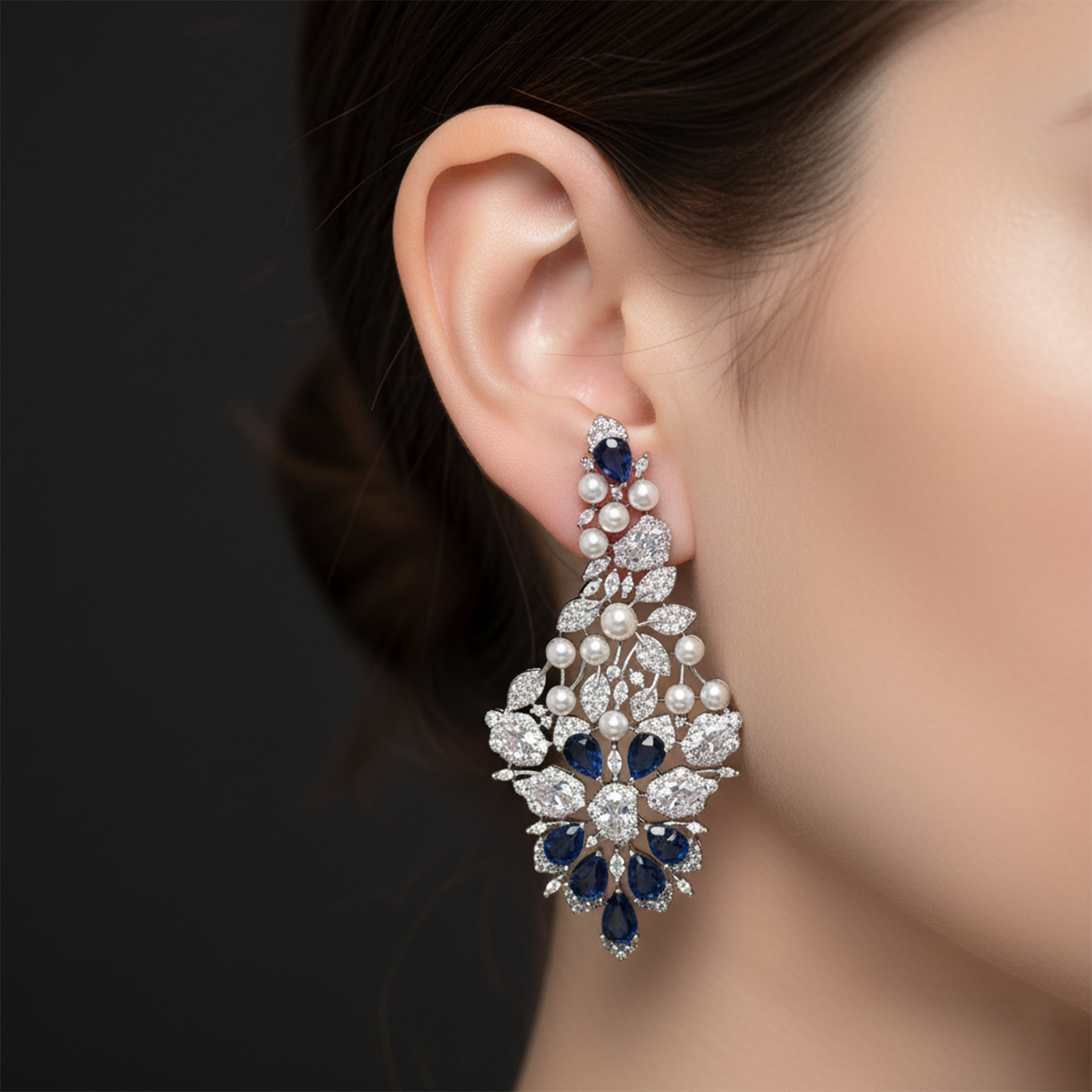 Moonlit Cascade Chandeliers - Haamsi