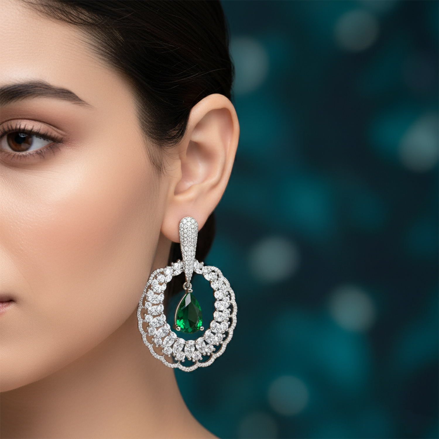 Orchid Gleam Earrings - Haamsi