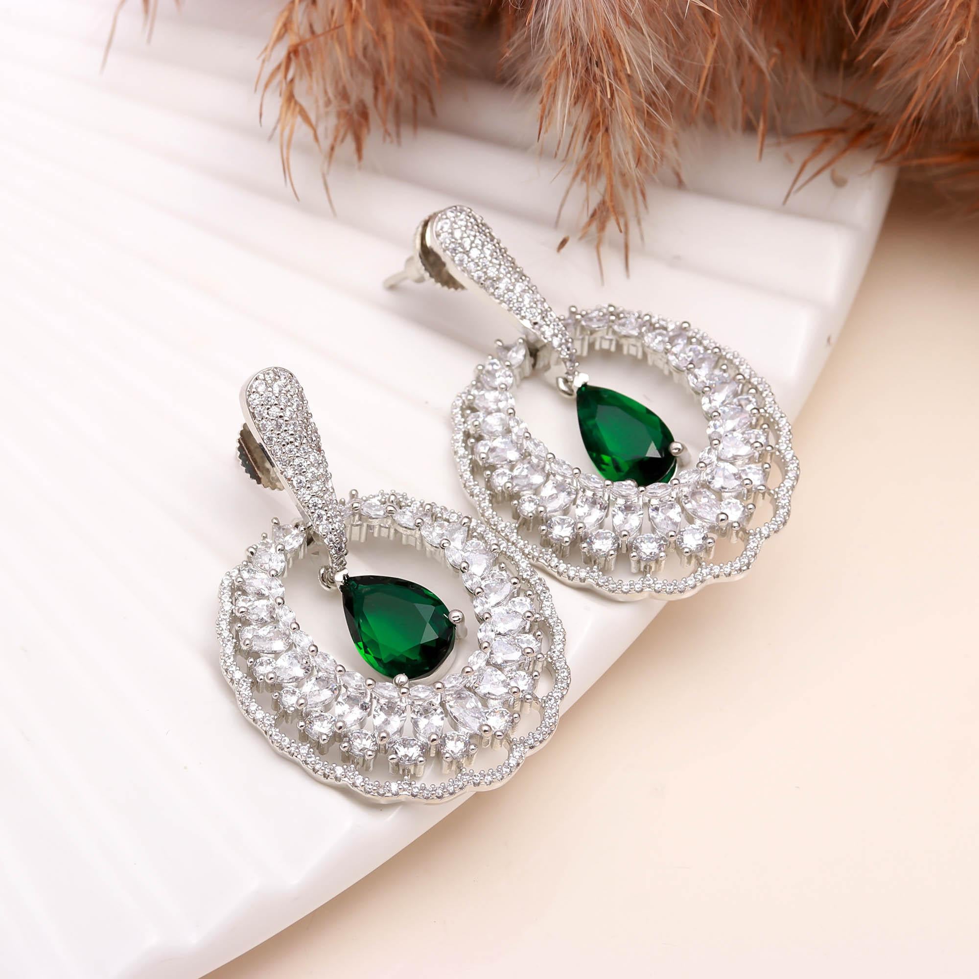 Orchid Gleam Earrings - Haamsi