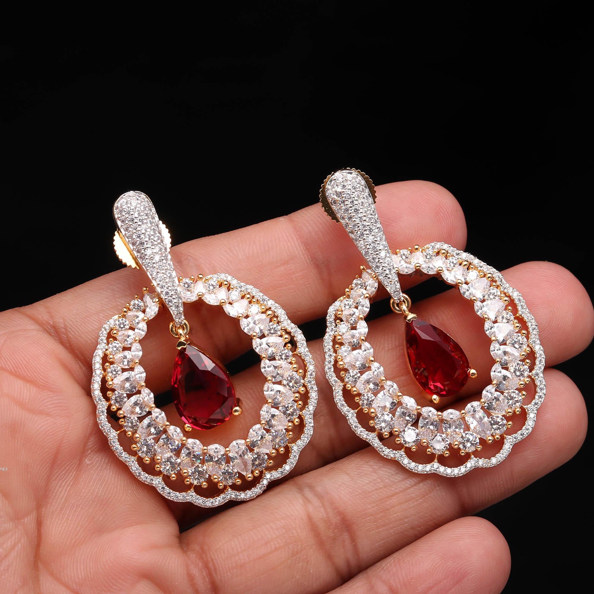 Orchid Gleam Earrings - Haamsi