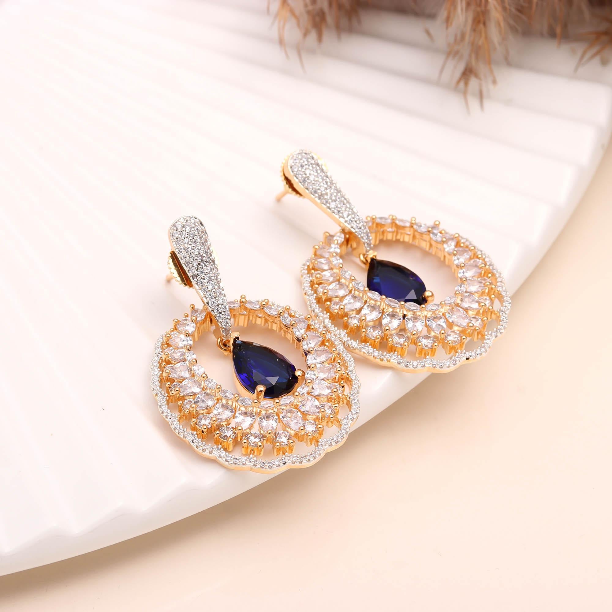 Orchid Gleam Earrings - Haamsi